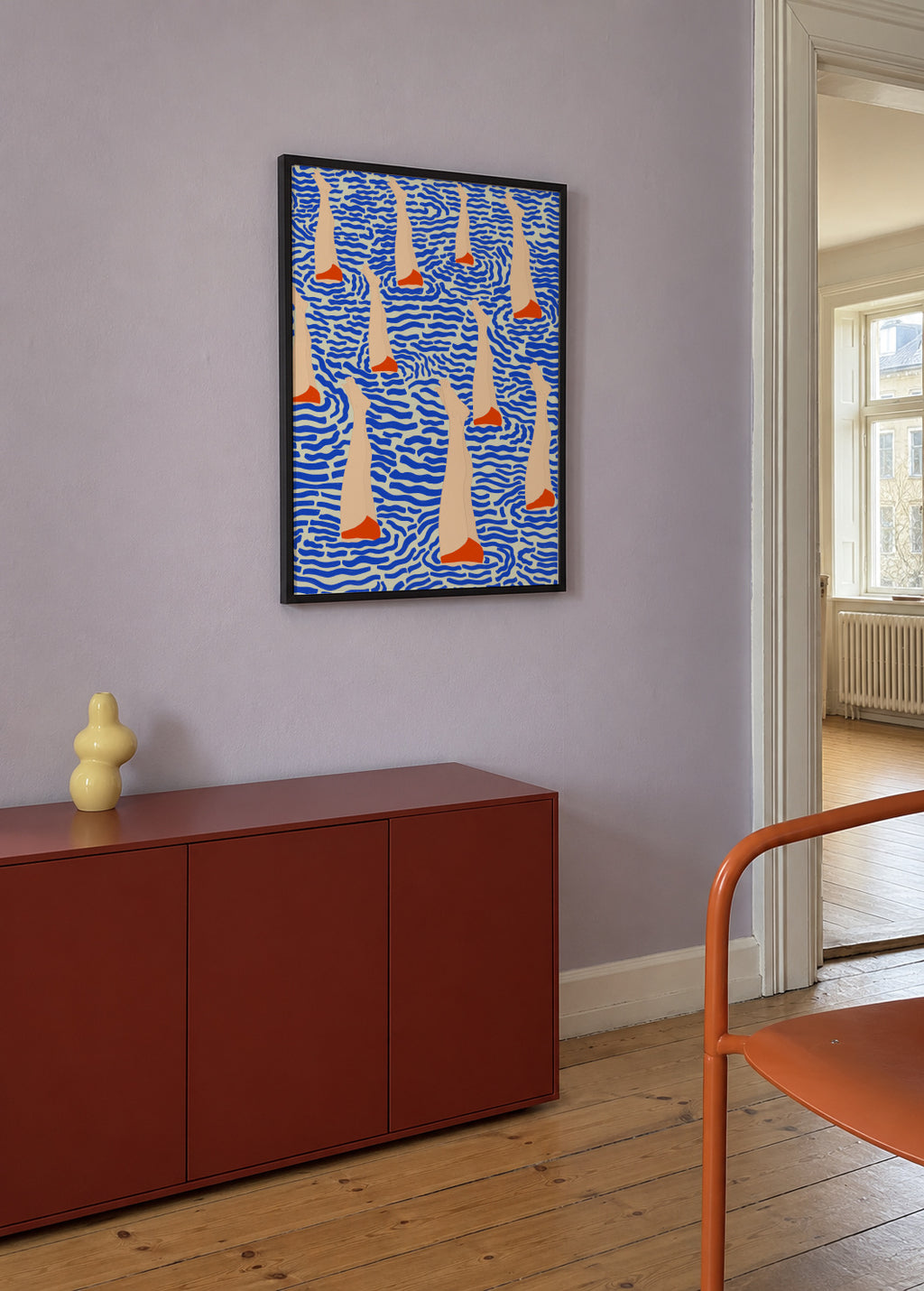 BaApistas - Framed poster in an interior