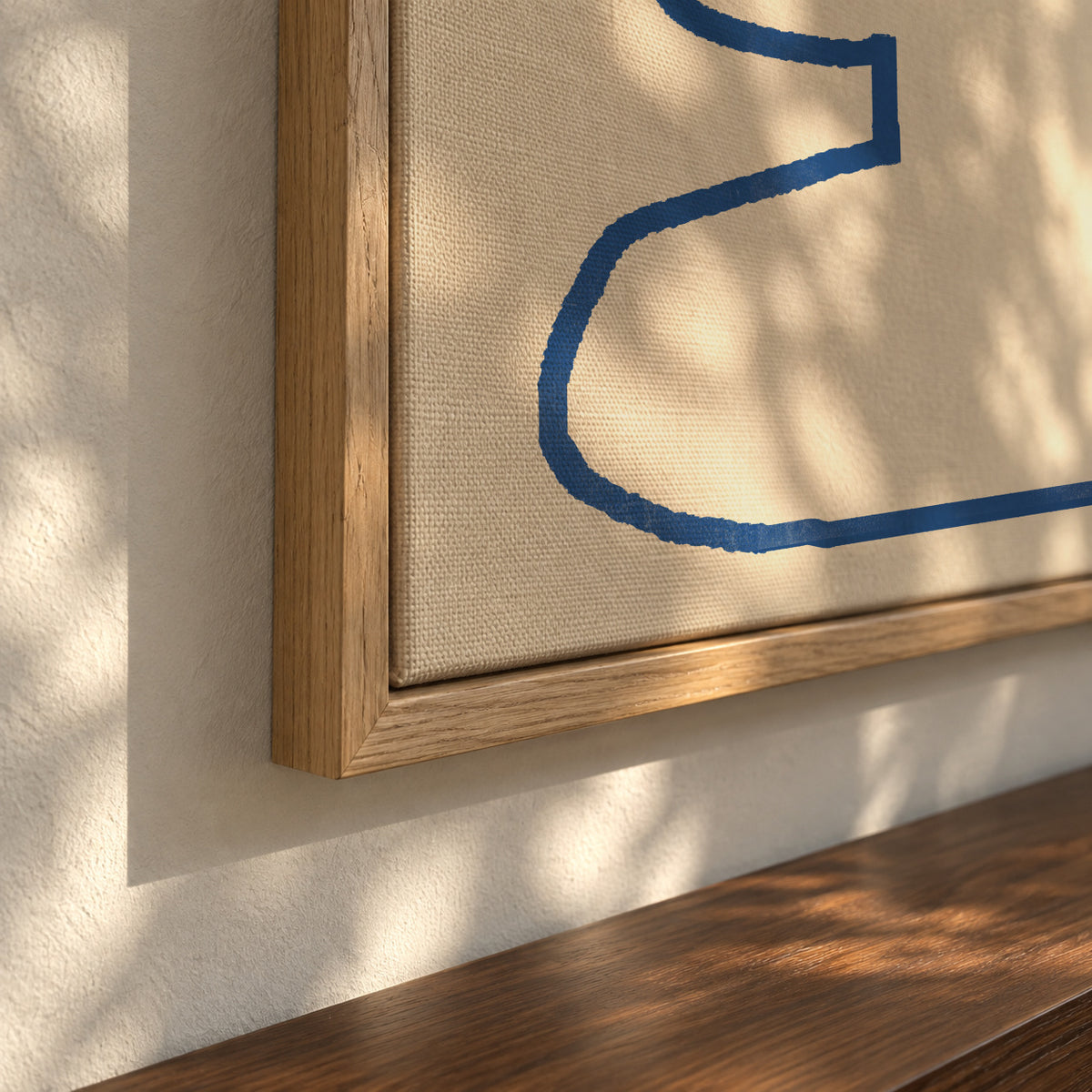 Vase No13 - Framed canvas detail