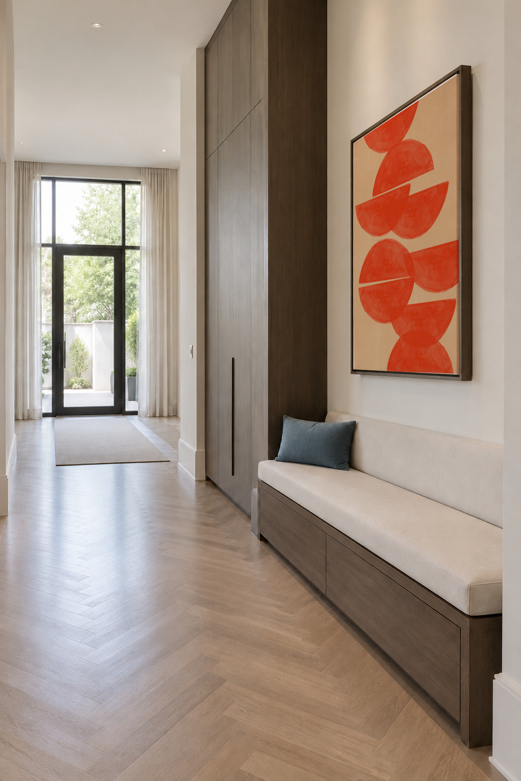 The Future is Bright - Framed canvas in an interior