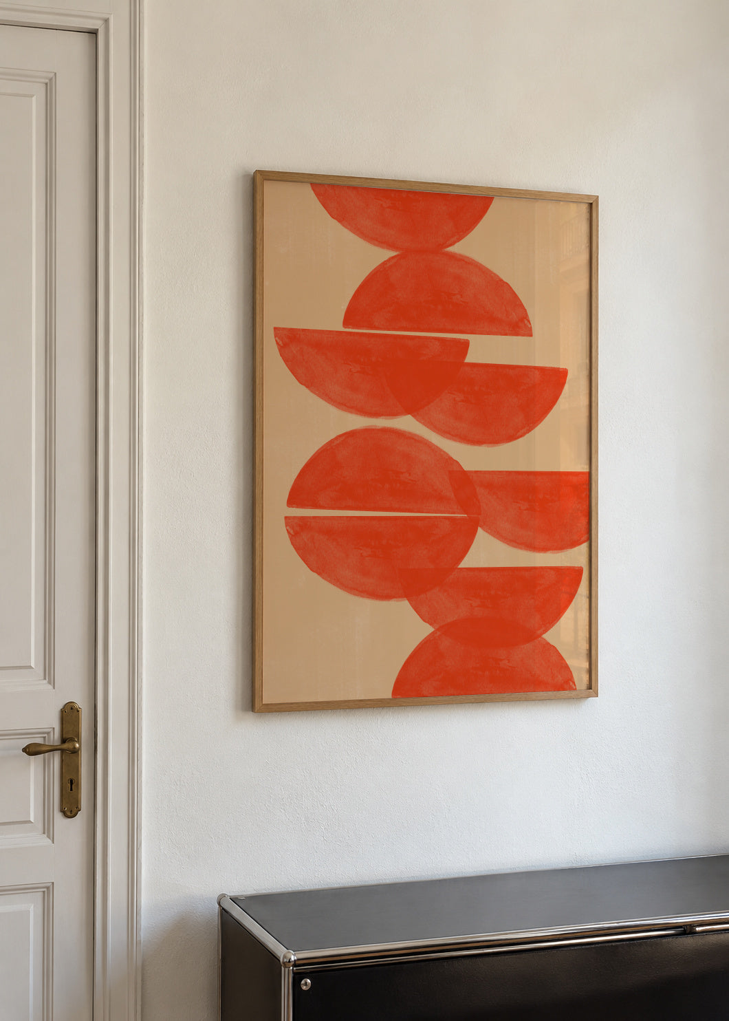The Future is Bright - Framed poster in an interior