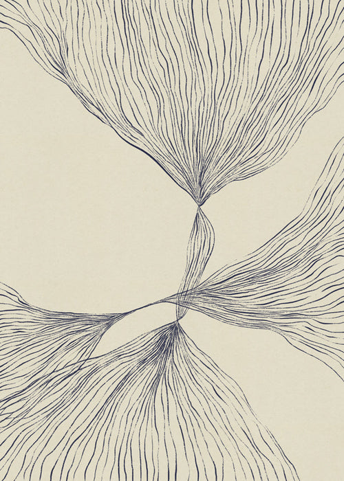 Botanische lijnen kunst