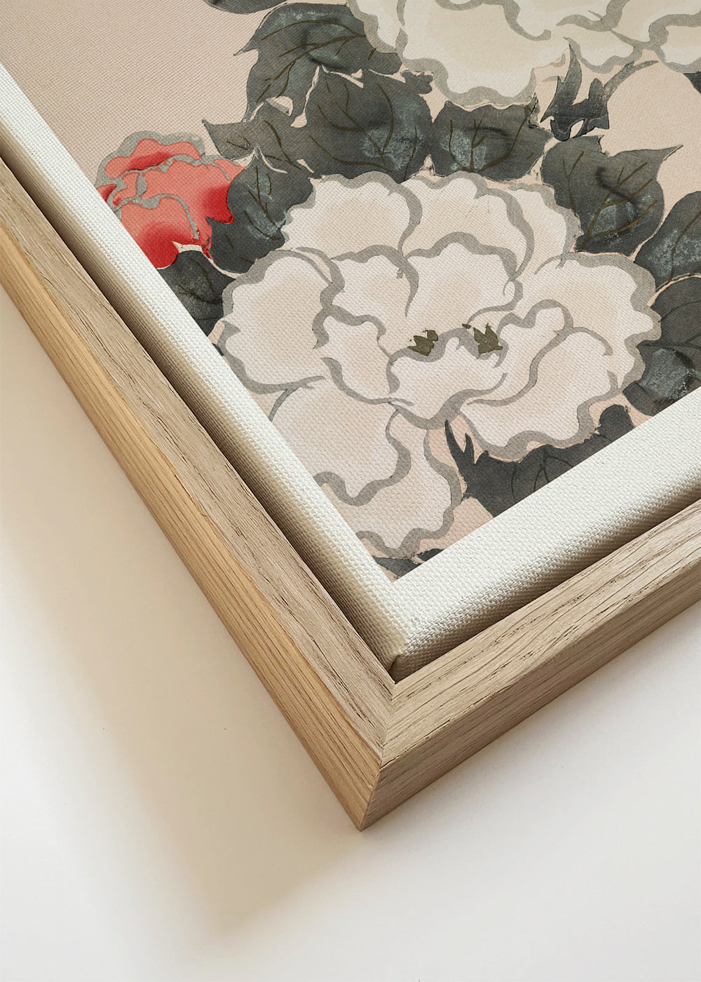 Botanische print: Japanse bloemenstudie