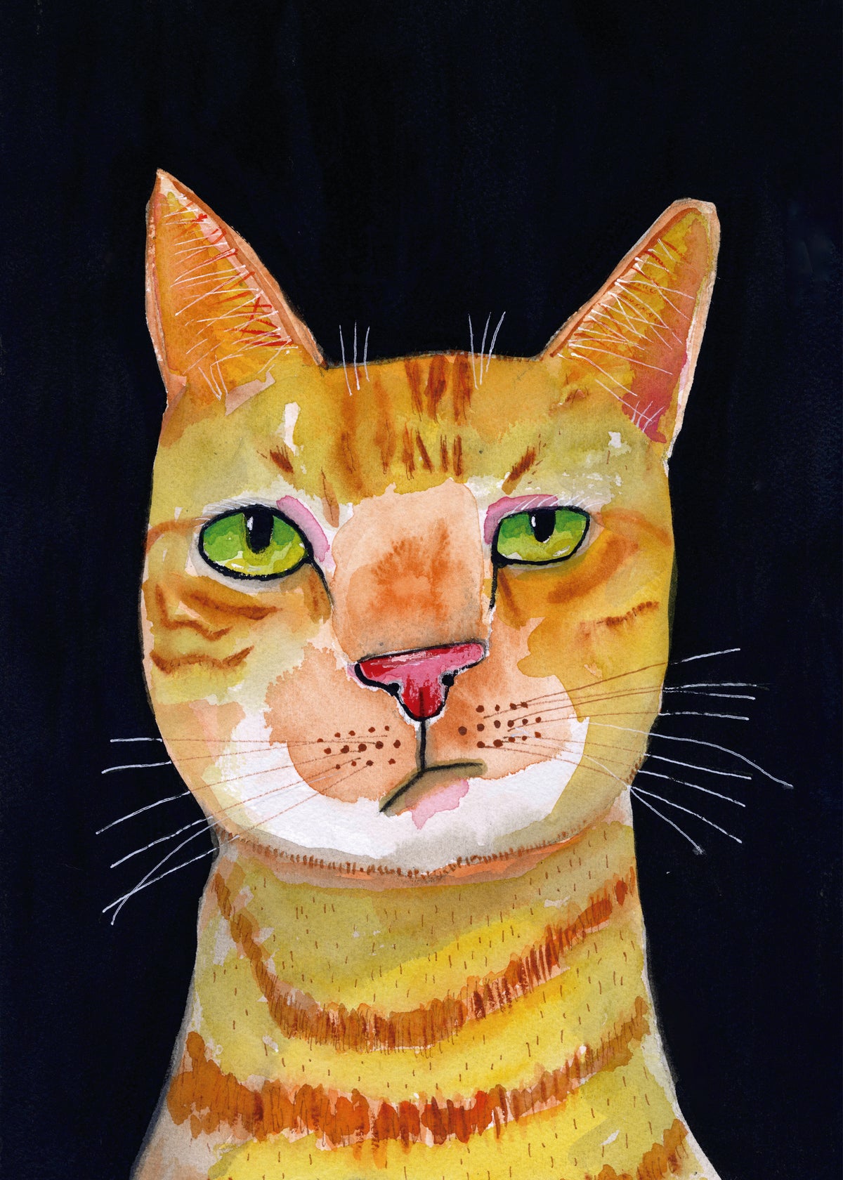 Ginger Cat - Unframed art print