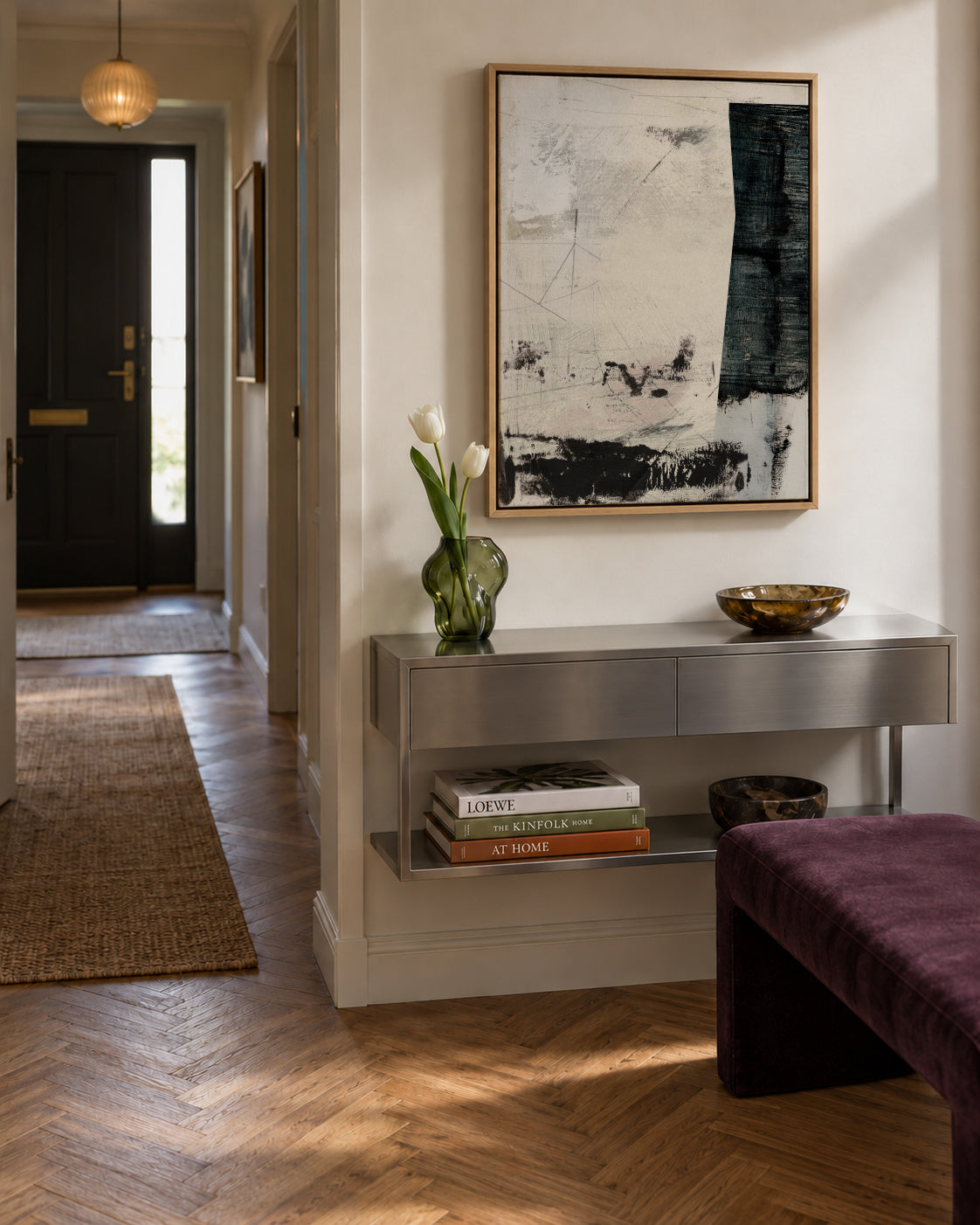Movement - Framed canvas in an interior