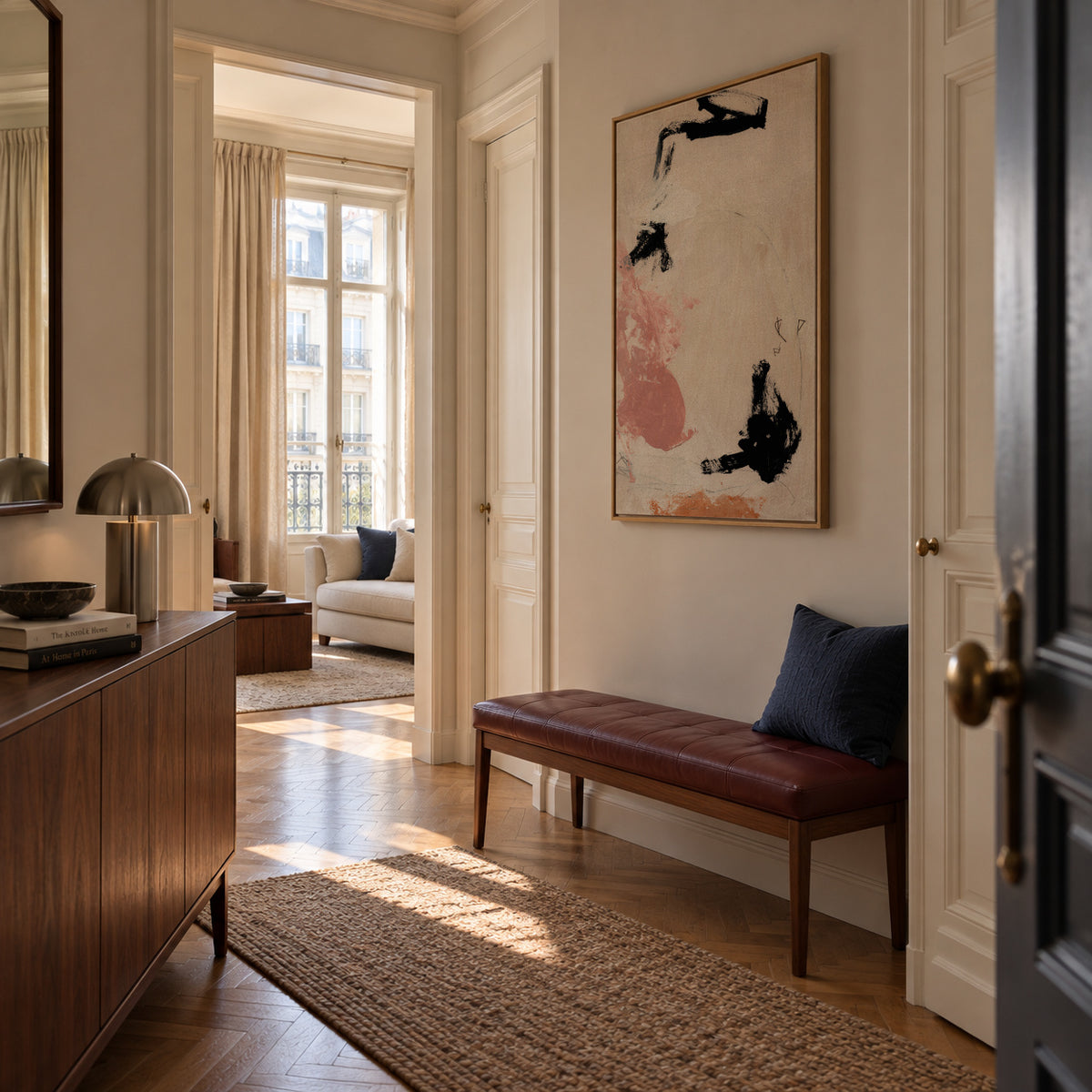 Ballet - Framed canvas in an interior