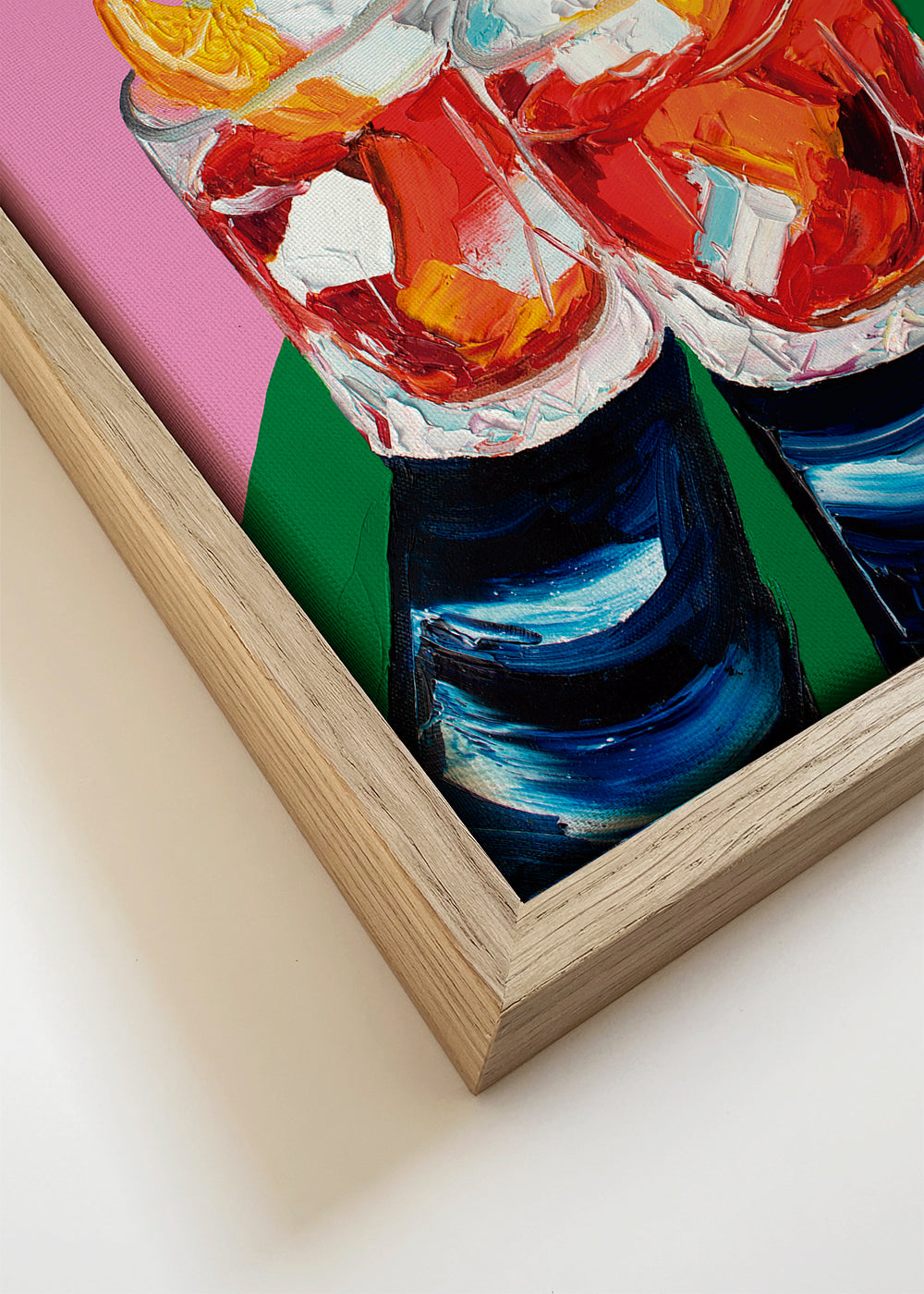 Keuken kunst met Negronis illustratie