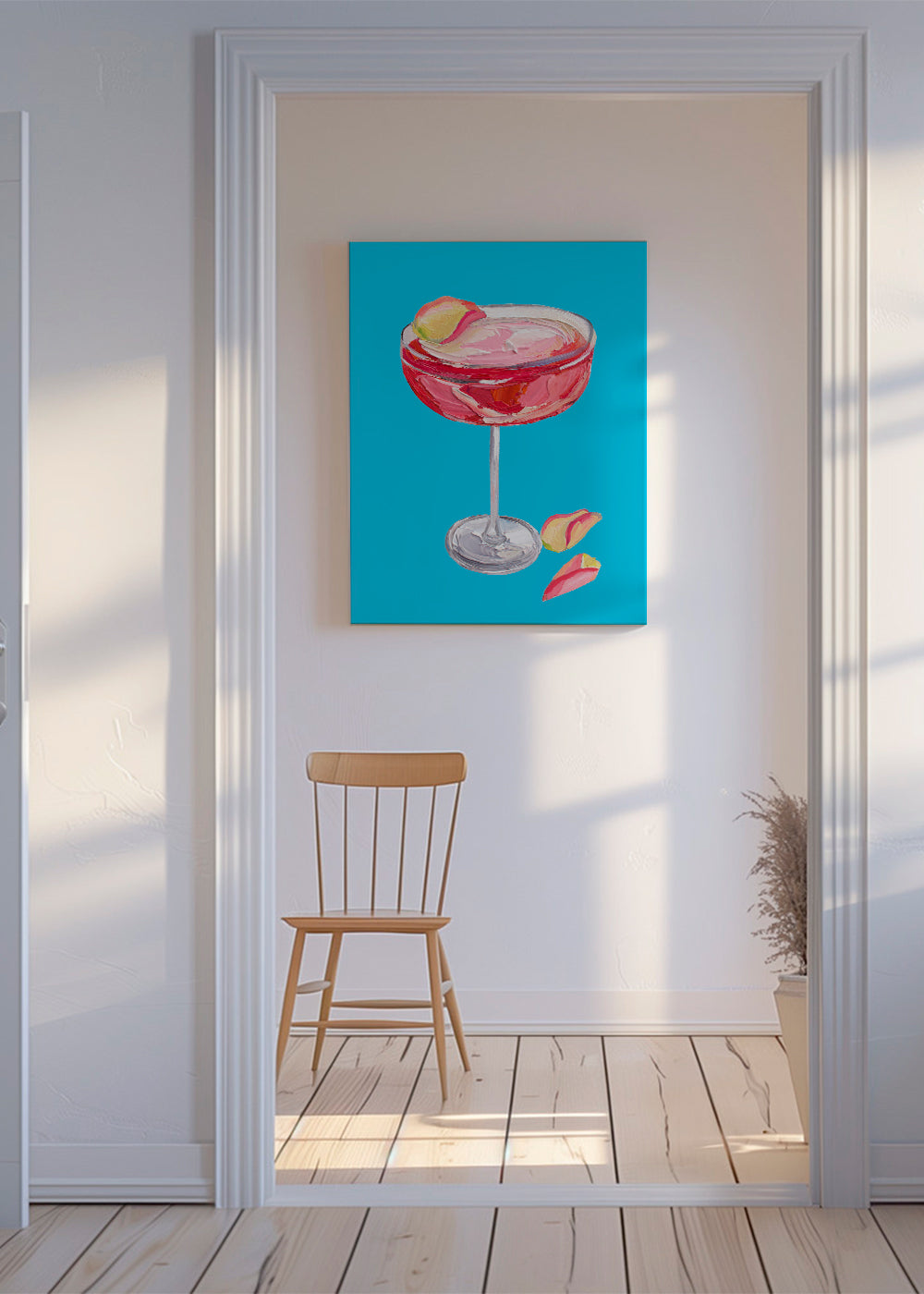 Sparkling Rose Gin Cocktail - Alice Straker
