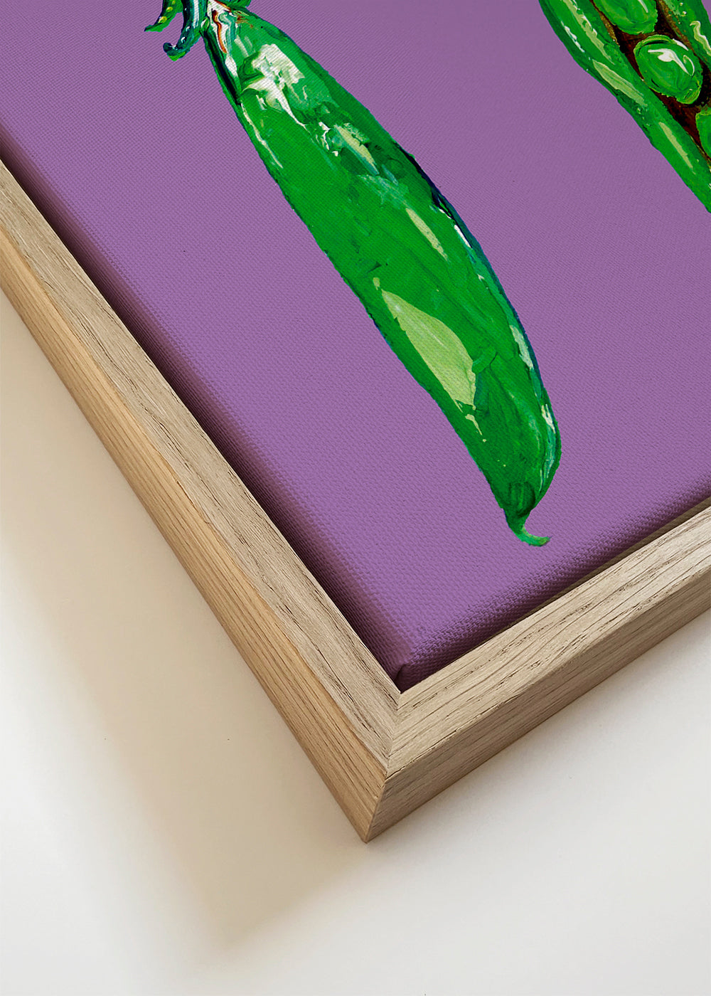 Keuken kunst met erwten in peul
