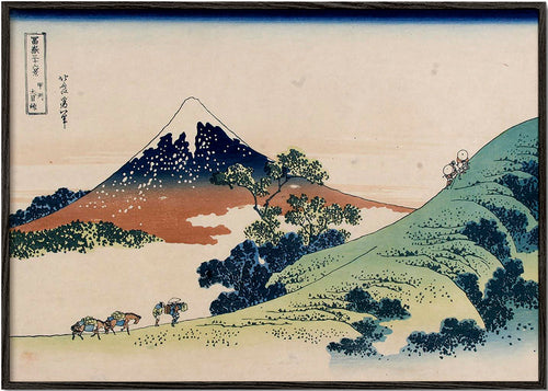 Landschap kunst: Mount Fuji in ukiyo-e stijl