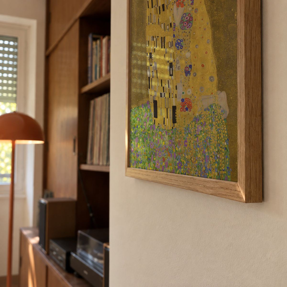 The Kiss - Gustav Klimt - Framed poster detail