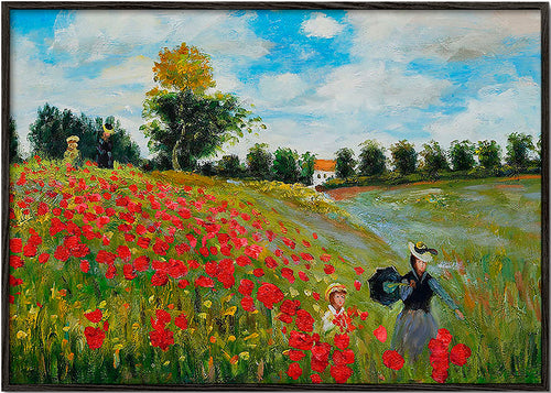 Landschap kunst: klaprozenveld in Argenteuil