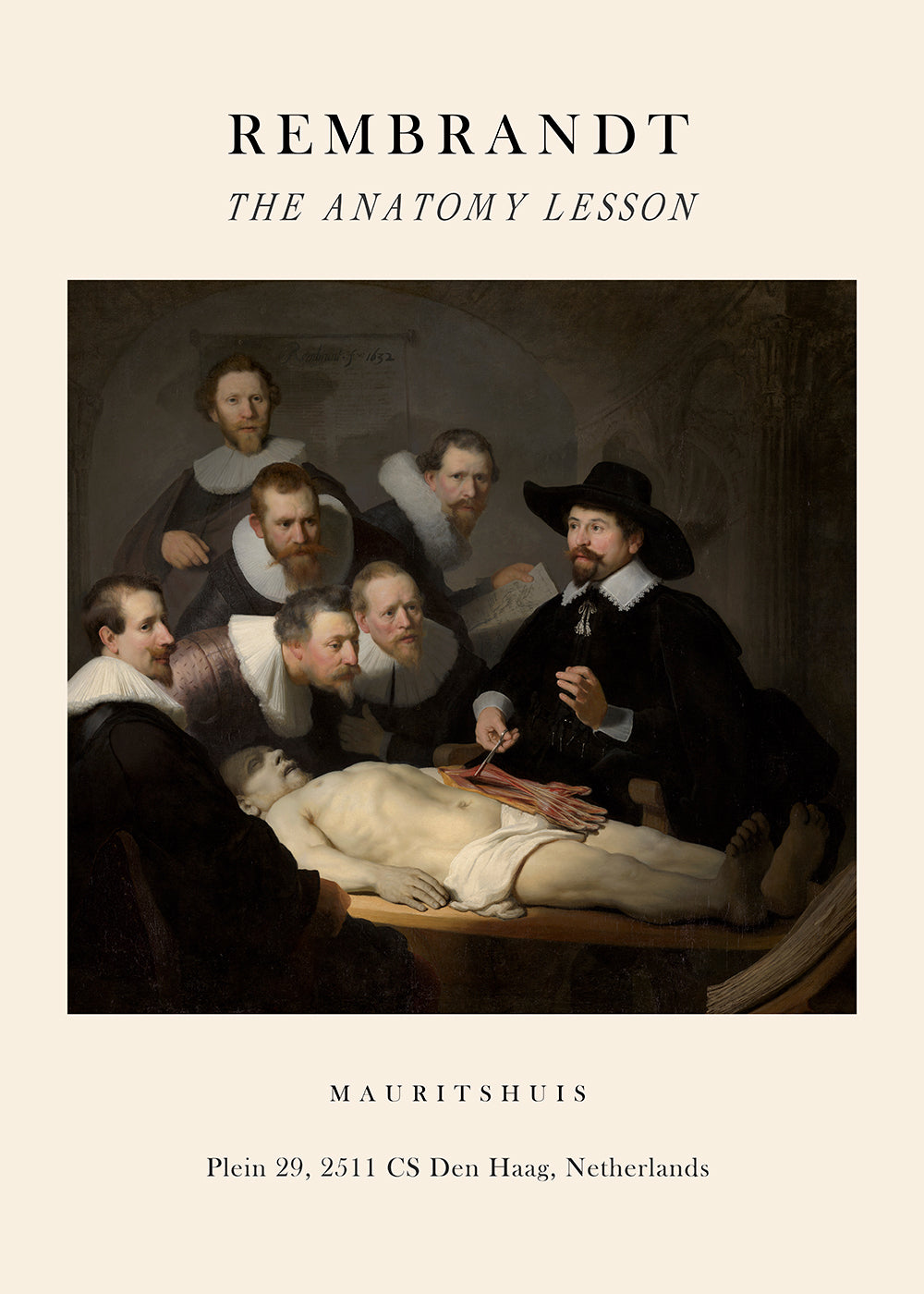 Vintage anatomieles kunst met chirurgen