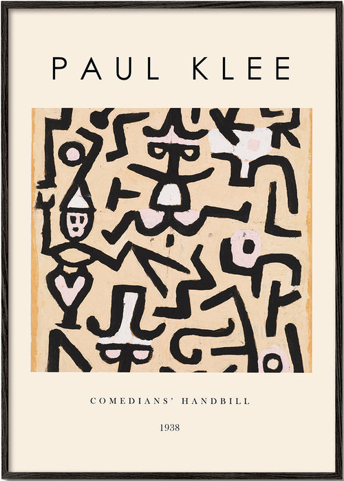 Abstracte kunst Paul Klee lijnachtige gebaren 1938