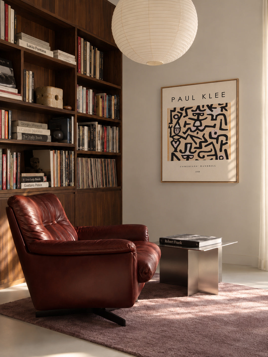 Comedians' Handbill Exhibition - Paul Klee - Framed canvas in an interior