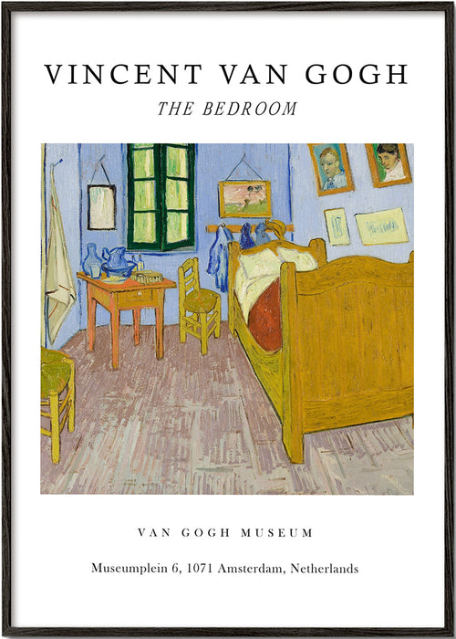 Vintage poster: Van Goghs slaapkamer