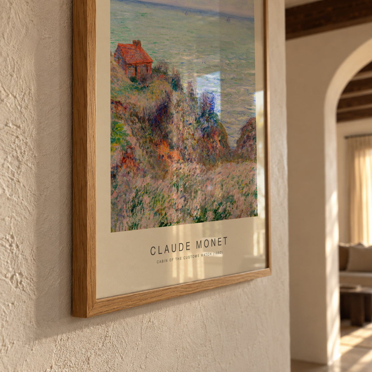 Cabin of the Customs Watch (Special Edition) - Claude Monet - Framed poster detail
