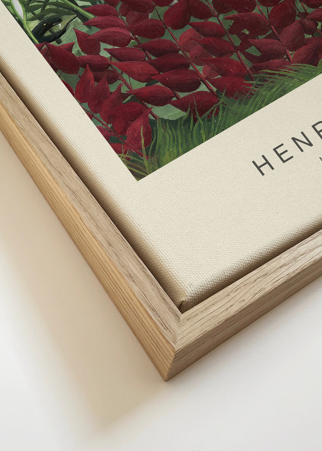 Monkeys in the Jungle (Special Edition) - Henri Rousseau - Framed canvas detail