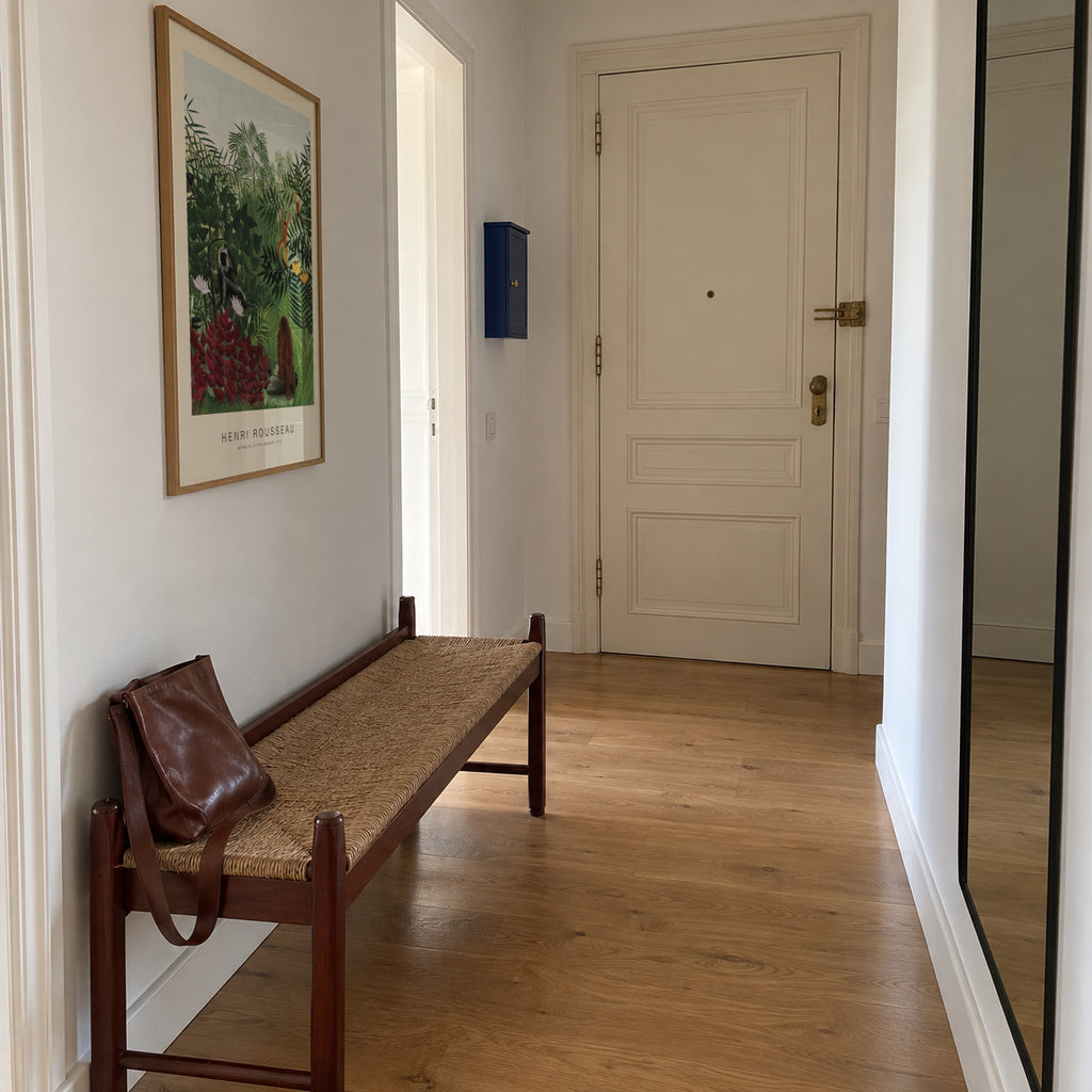 Monkeys in the Jungle (Special Edition) - Henri Rousseau - Framed poster in an interior