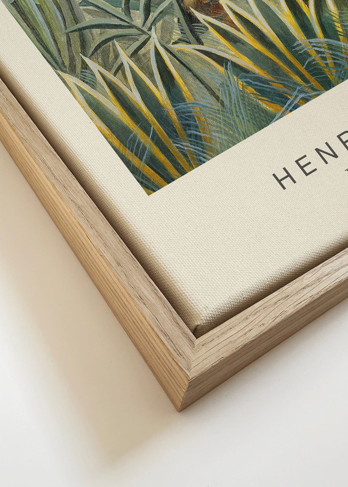The Equatorial Jungle (Special Edition) - Henri Rousseau - Framed canvas detail