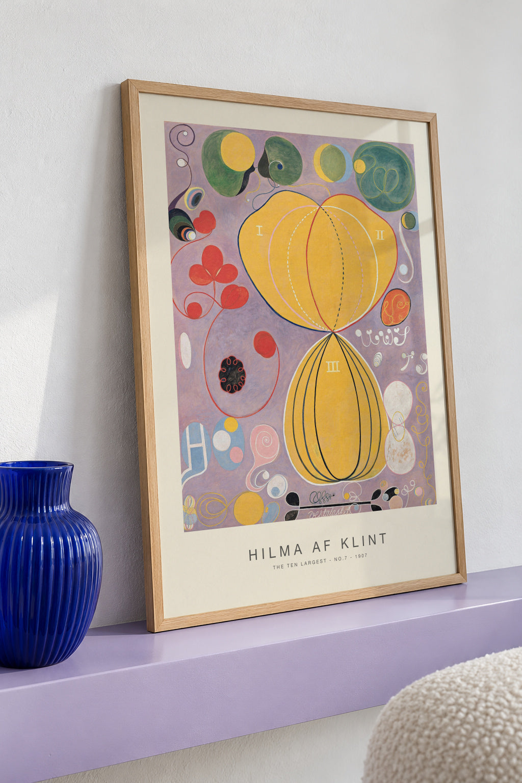 The Ten Largest, No.7 (Special Edition) - Hilma af Klint - Framed poster detail