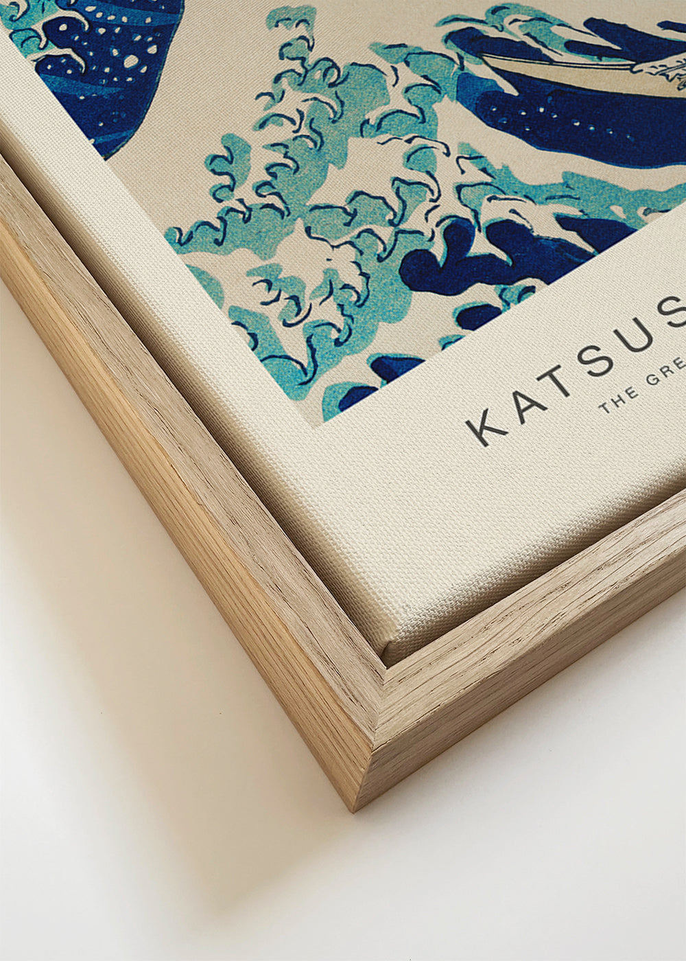 Japanse golfillustratie in blauw
