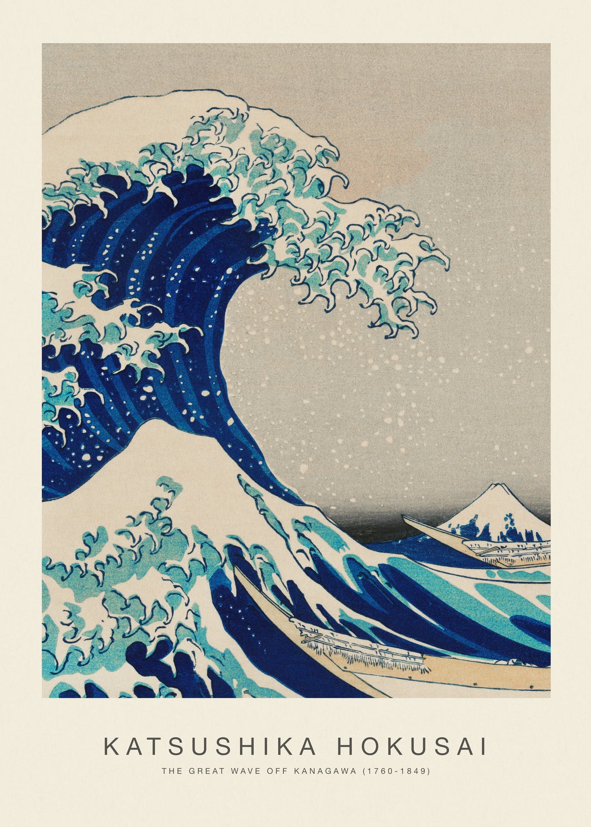 The Great Wave Off Kanagawa (Special Edition) - Katsushika Hokusai - Unframed art print