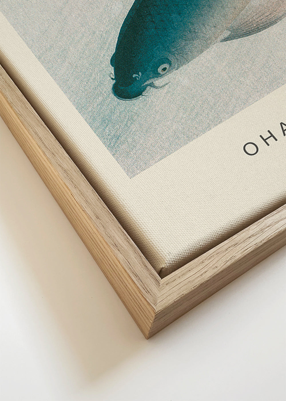 Koi Japanse print in blauwtinten