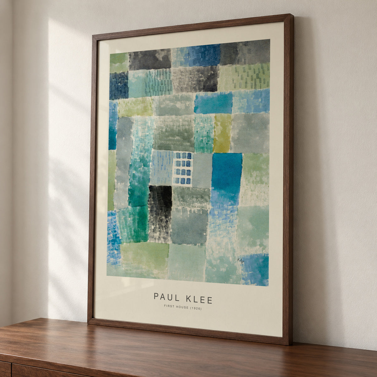 First House (Special Edition) - Paul Klee - Framed poster detail