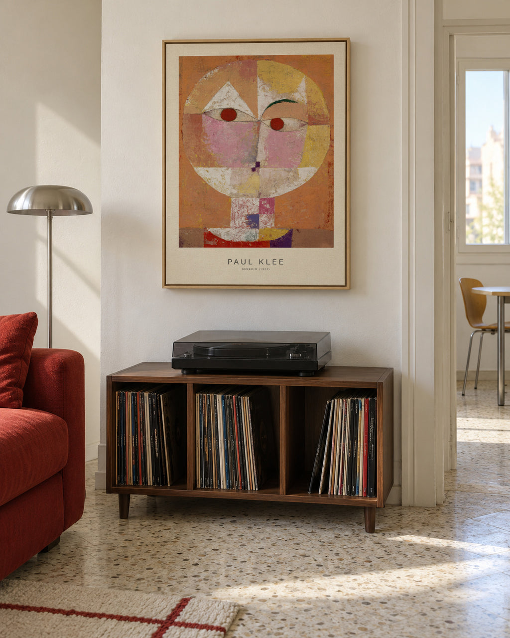 Senecio (Special Edition) - Paul Klee - Framed canvas in an interior