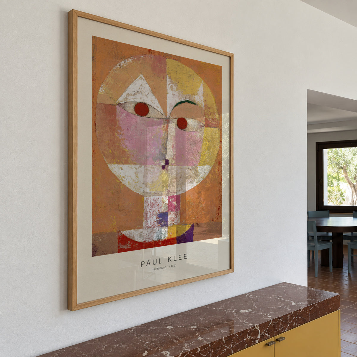 Senecio (Special Edition) - Paul Klee - Framed poster in an interior