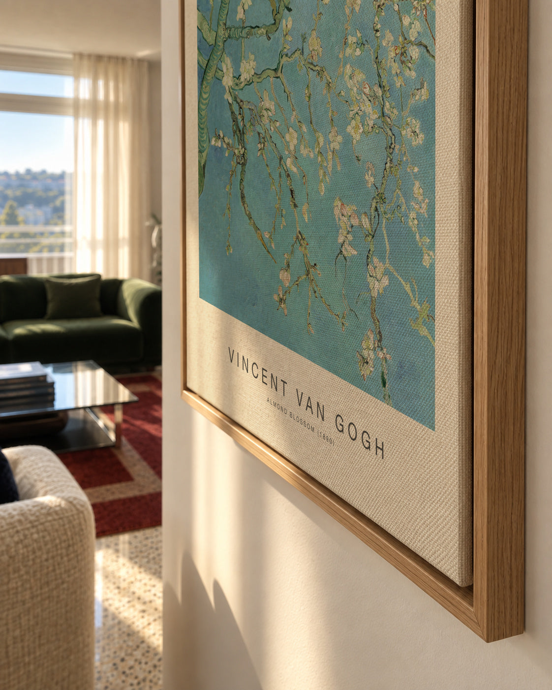 Almond Blossom (Special Edition) - Vincent van Gogh - Framed canvas detail