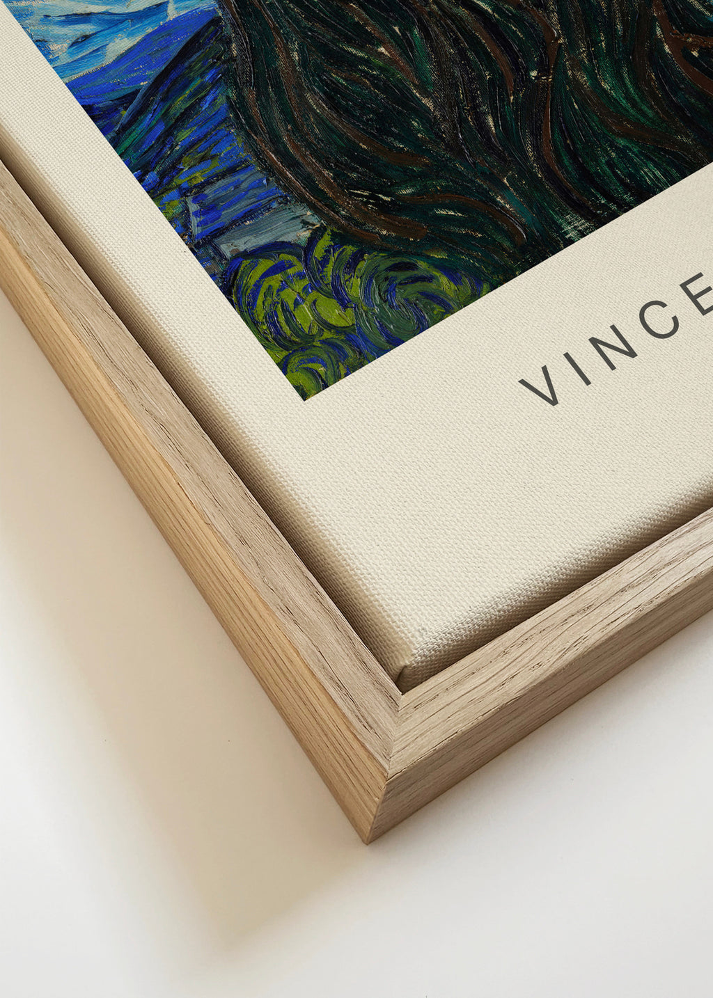 The Starry Night (Special Edition) - Vincent van Gogh - Framed canvas detail