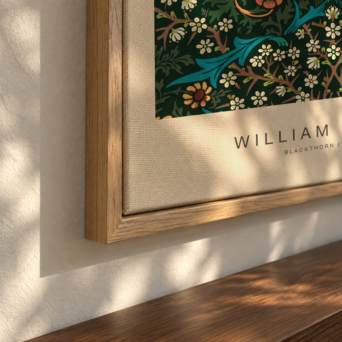 Blackthorn (Special Edition) - William Morris - Framed canvas detail
