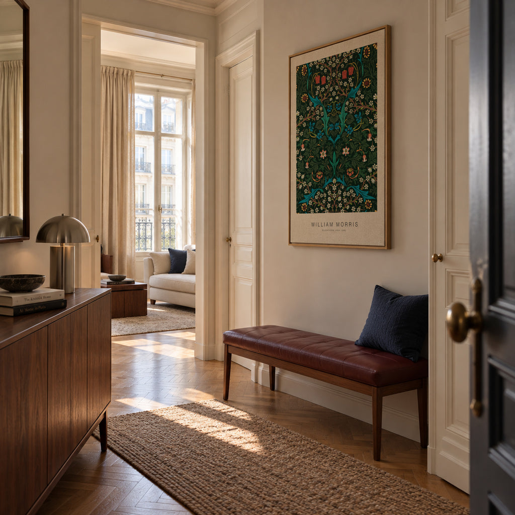 Blackthorn (Special Edition) - William Morris - Framed canvas in an interior