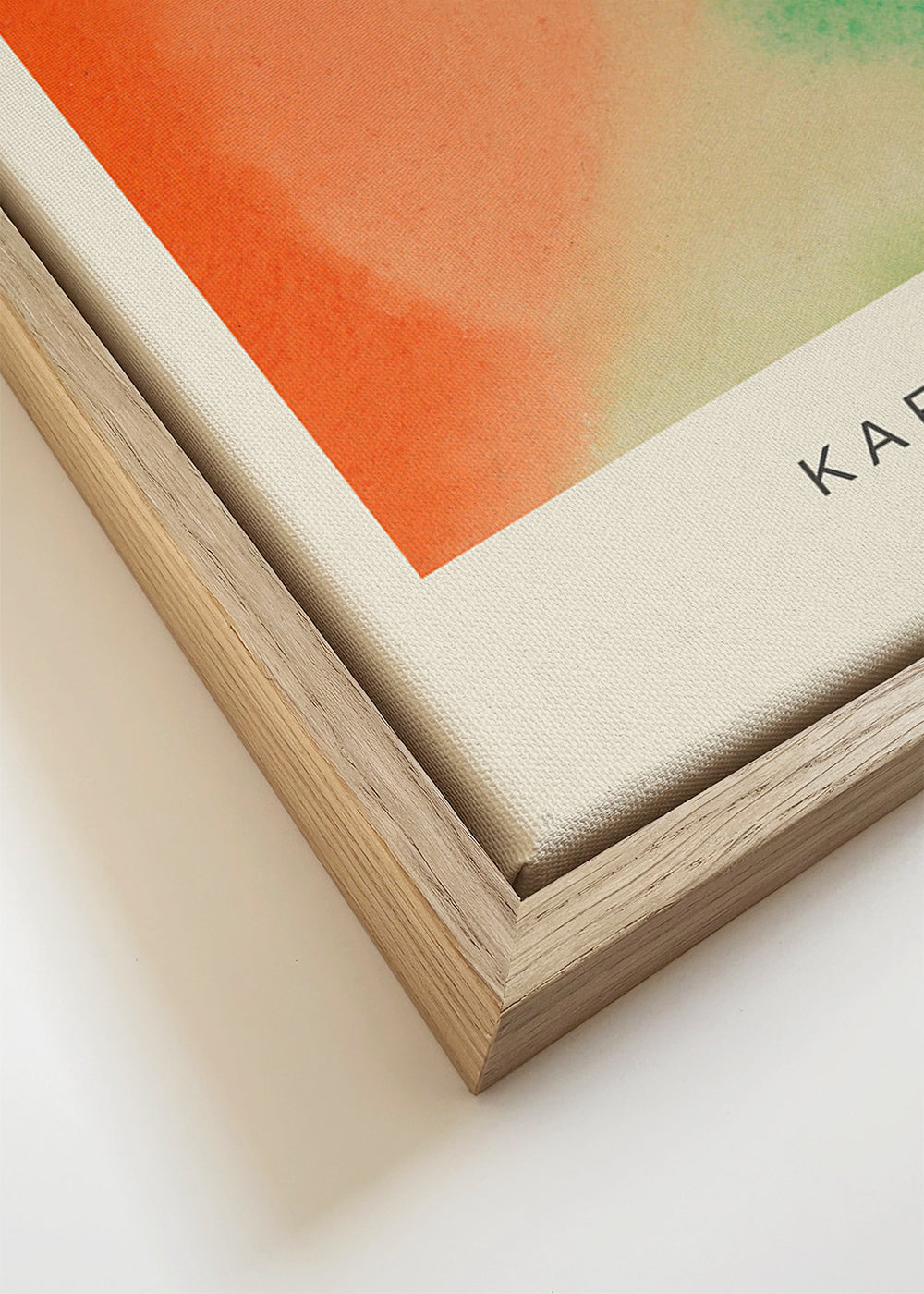 Vintage poster: kleurstudie in aquarel