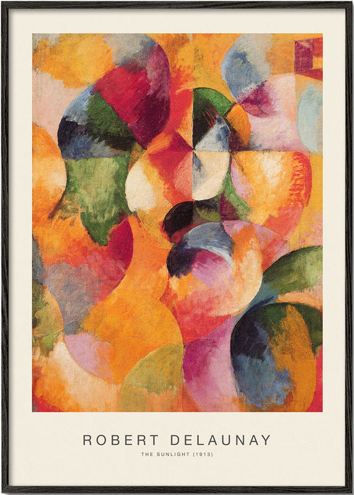 Abstract kunst met chromatische cirkels