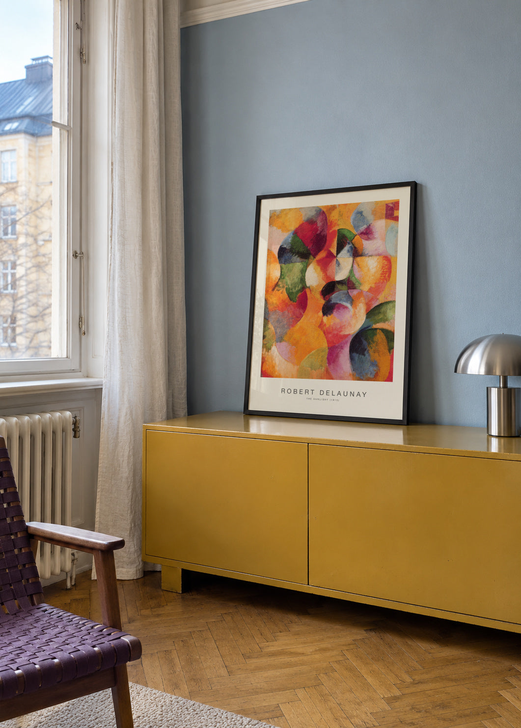The Sunlight (Special Edition) - Robert Delaunay - Framed poster in an interior