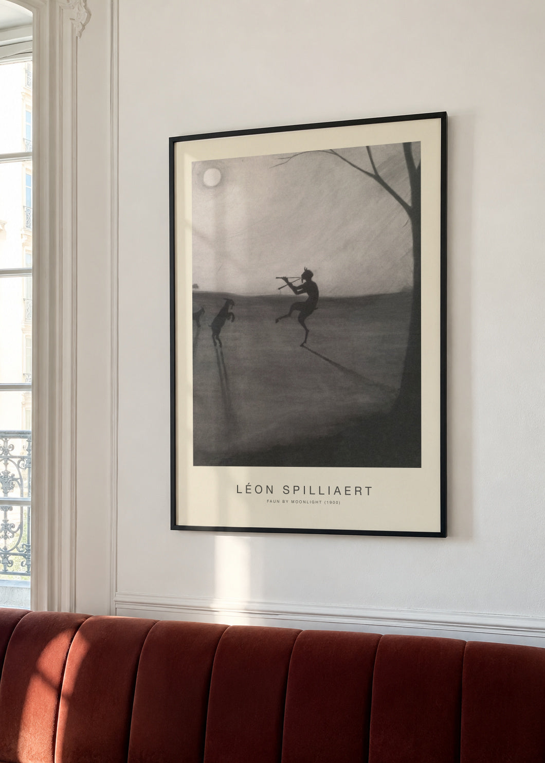 Faun by Moonlight (Special Edition) - Léon Spilliaert - Framed poster in an interior