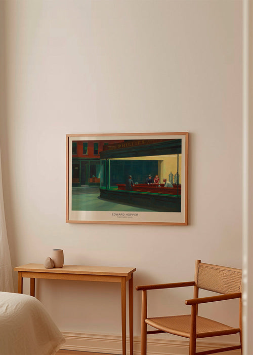 Keuken kunst Nighthawks — nachtelijke diner scène