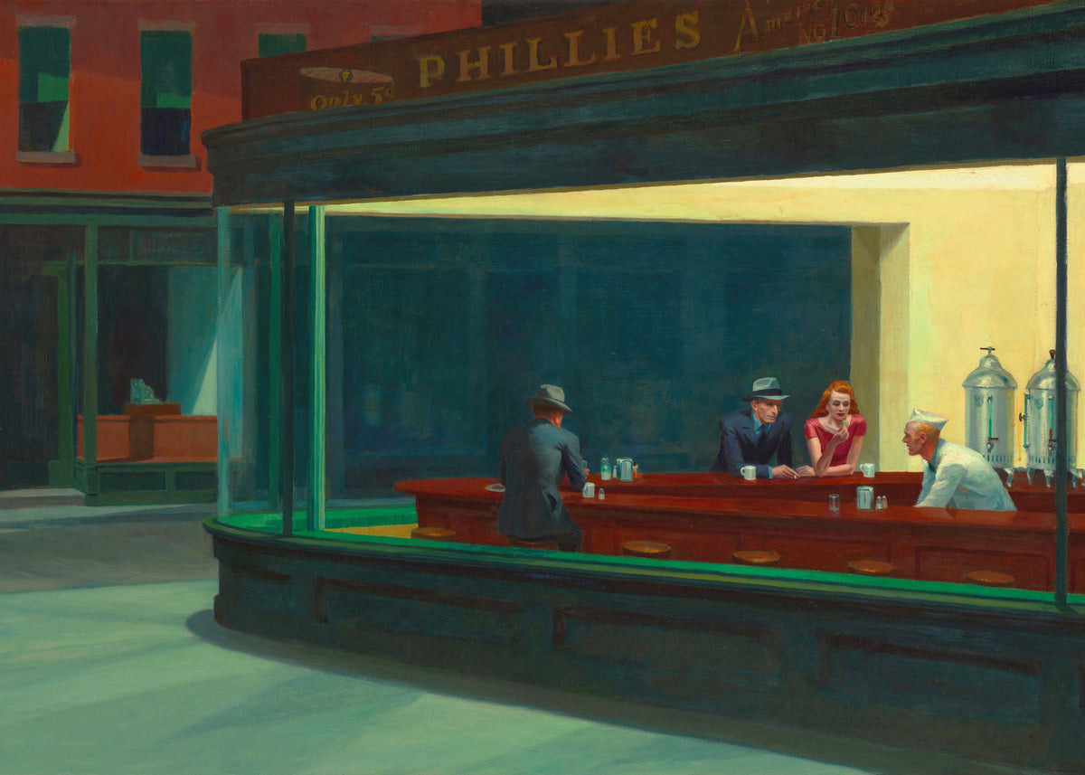 Nighthawks - Edward Hopper - Unframed art print