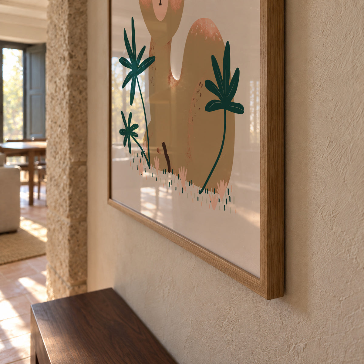 Animignons - the Camel - Framed poster detail