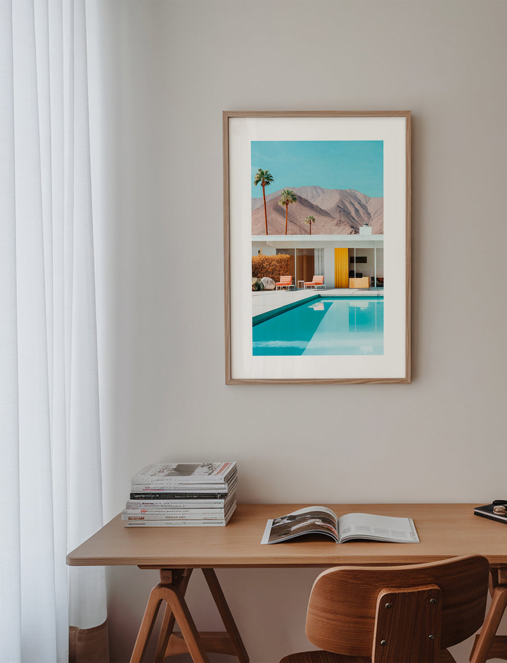Landschap met zwembad en palmbomen – Product3