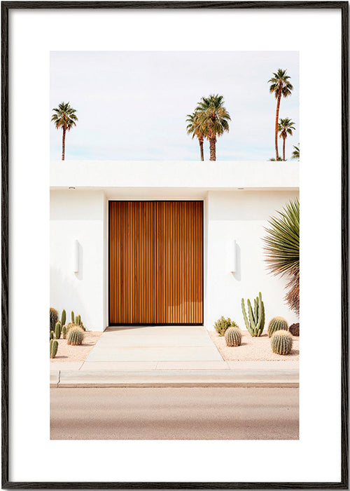 Architectuurfotografie met lamellen deur – Black Frame