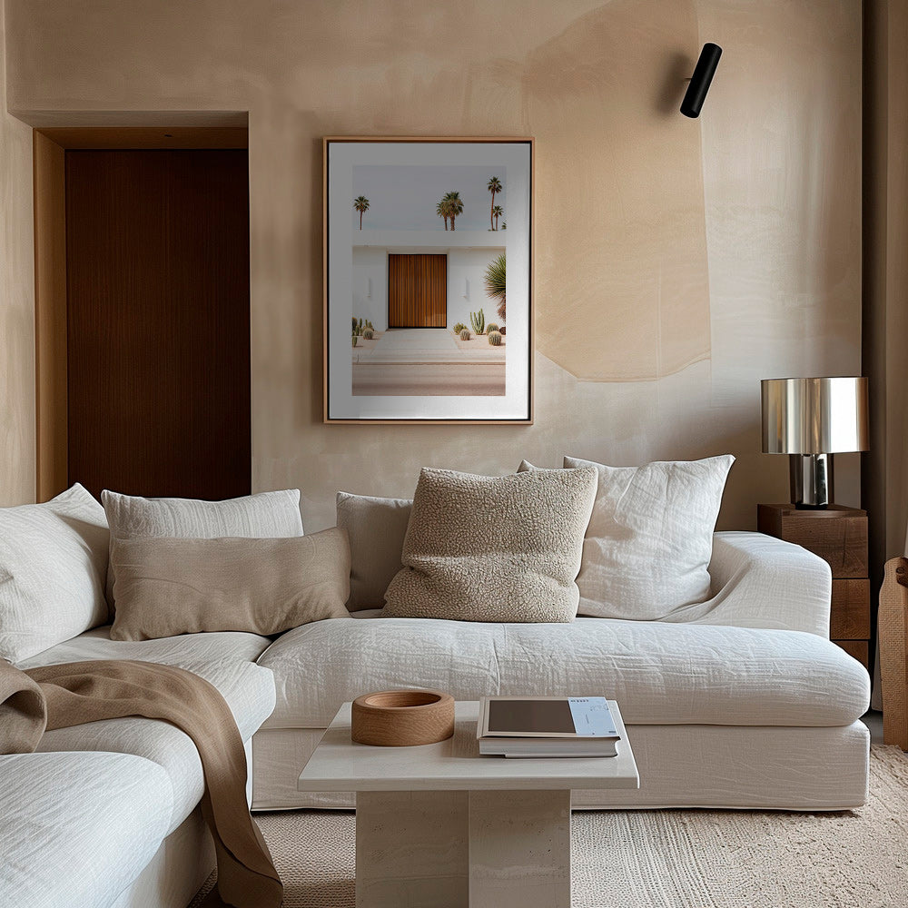 Architectuurfotografie met lamellen deur – Canvas1