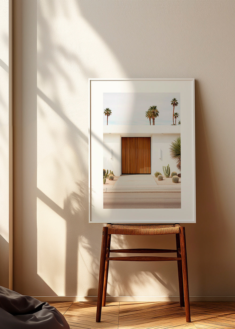 Architectuurfotografie met lamellen deur – Product1