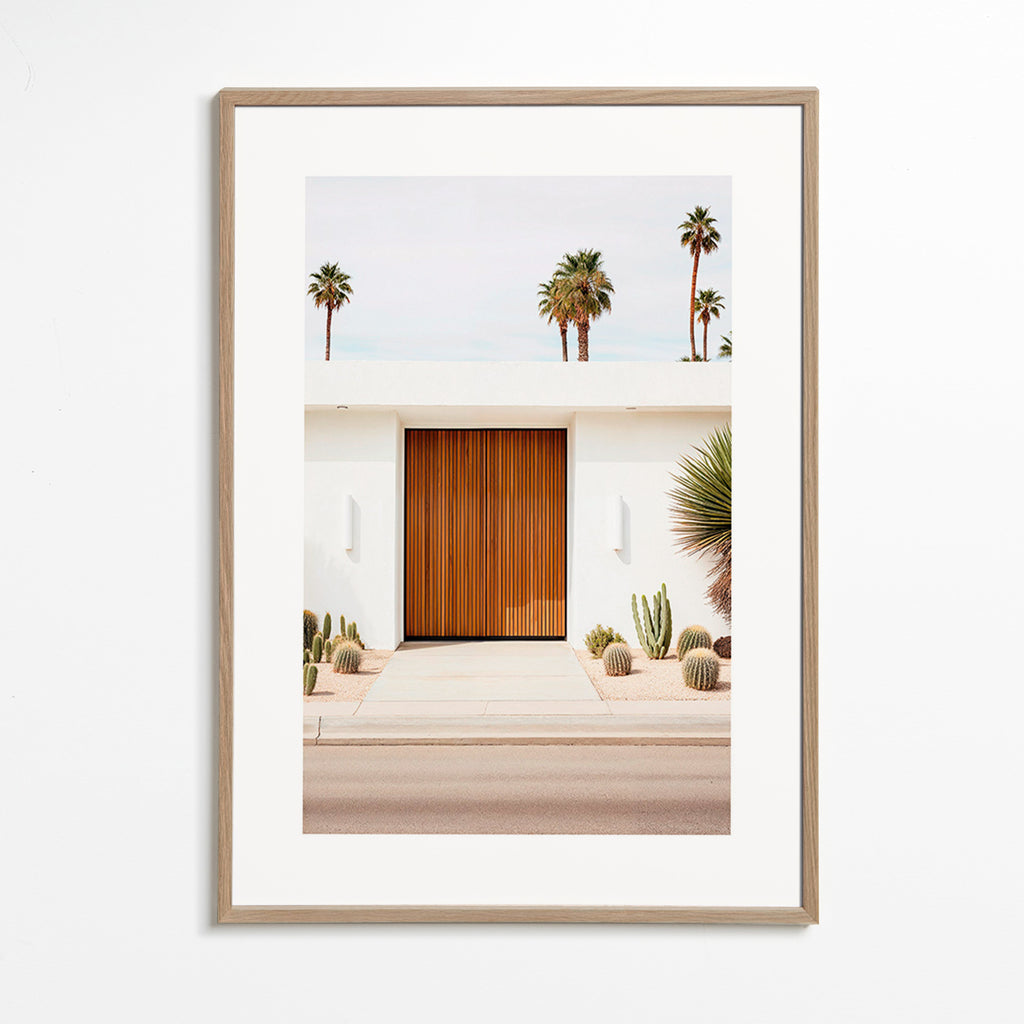 Architectuurfotografie met lamellen deur – Oak Frame