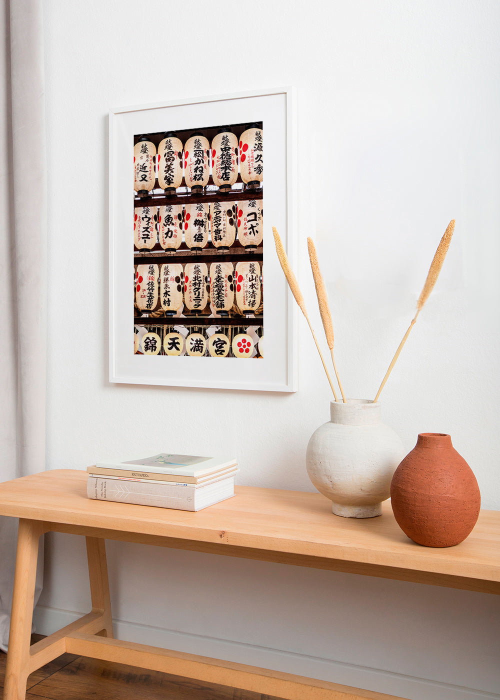 Fotografie van Japanse lantaarns op rij – Product2