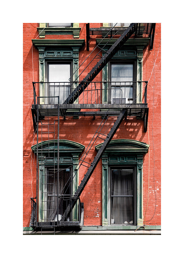 Stadsprint: NY-gevel met brandtrap