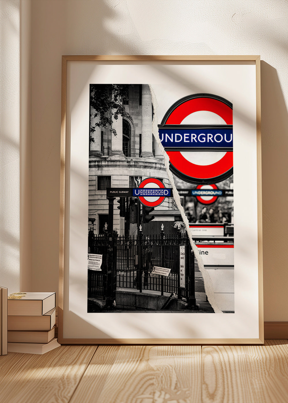 Stadskunst met Underground-bord uit Londen – Product1