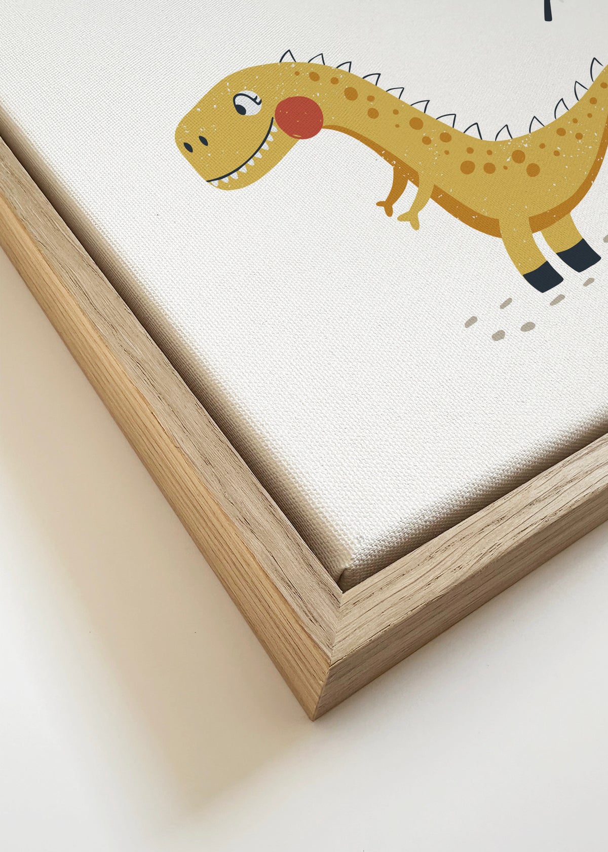 Dinosaurs kids print - Framed canvas detail